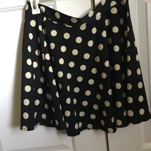 Polka dot skater skirt